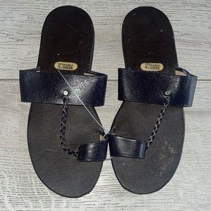 Ned’s footwear handmade purple leather sandals women’s 11Us nwot